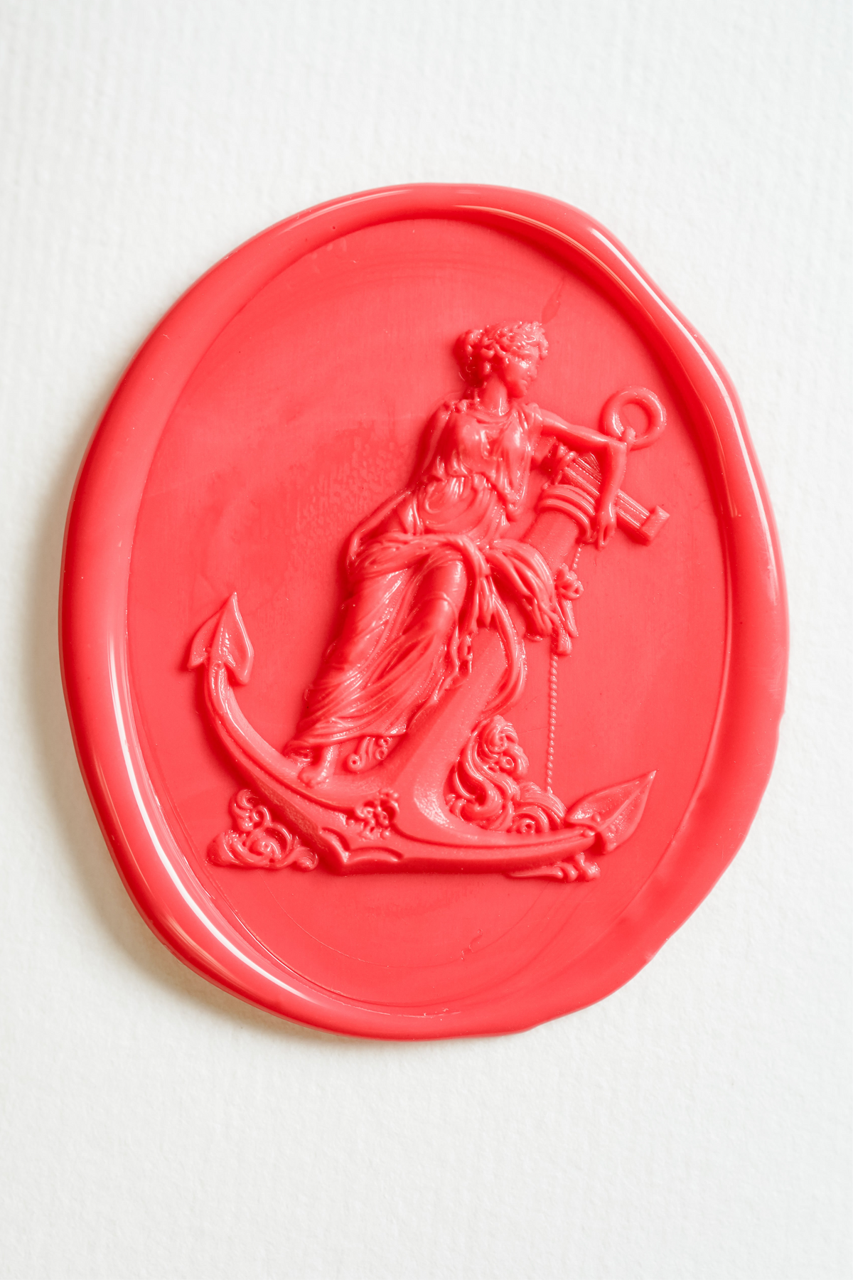 Wachssiegel Allegory of Hope mit Anker – Abbildung 5