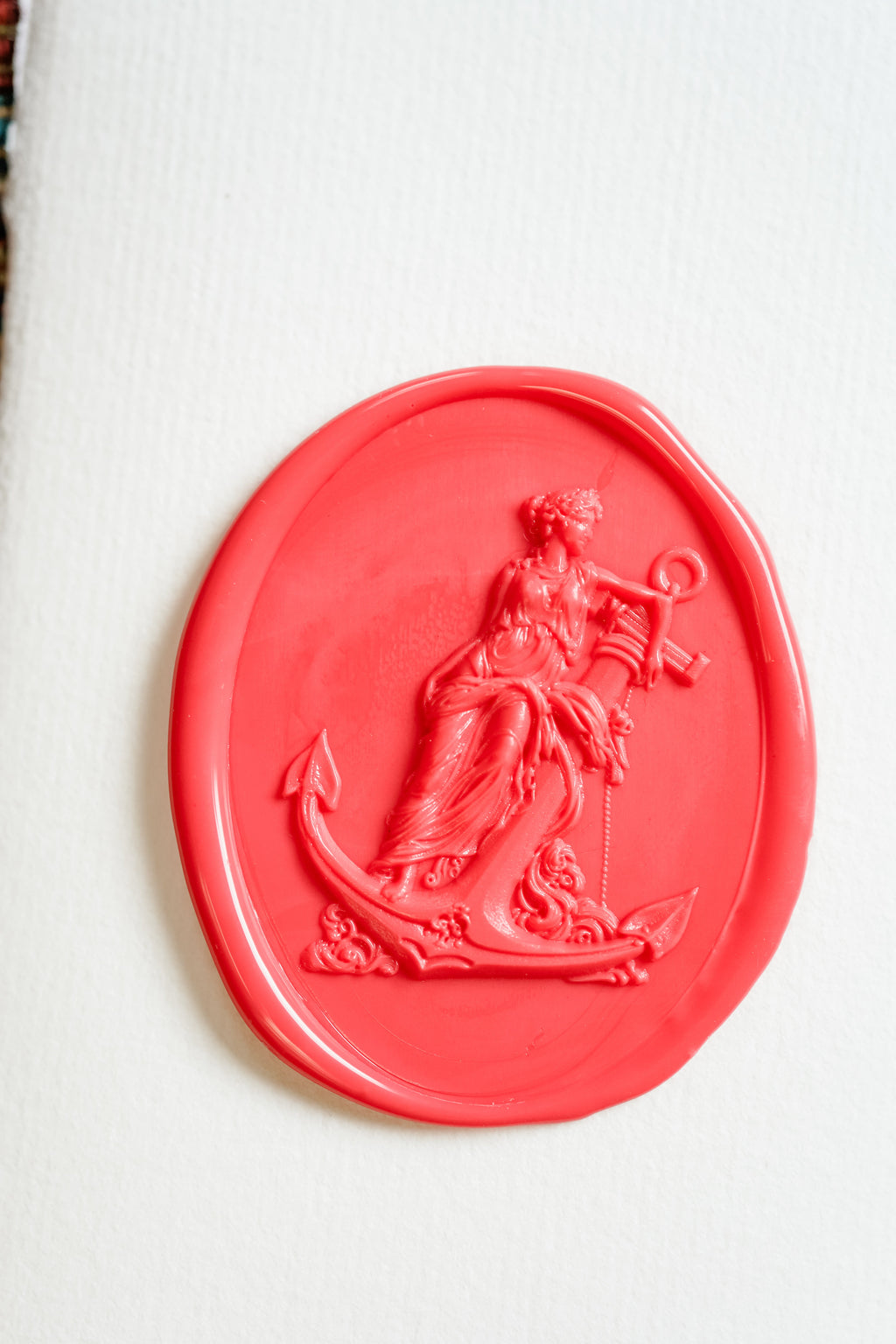 Wachssiegel Allegory of Hope mit Anker