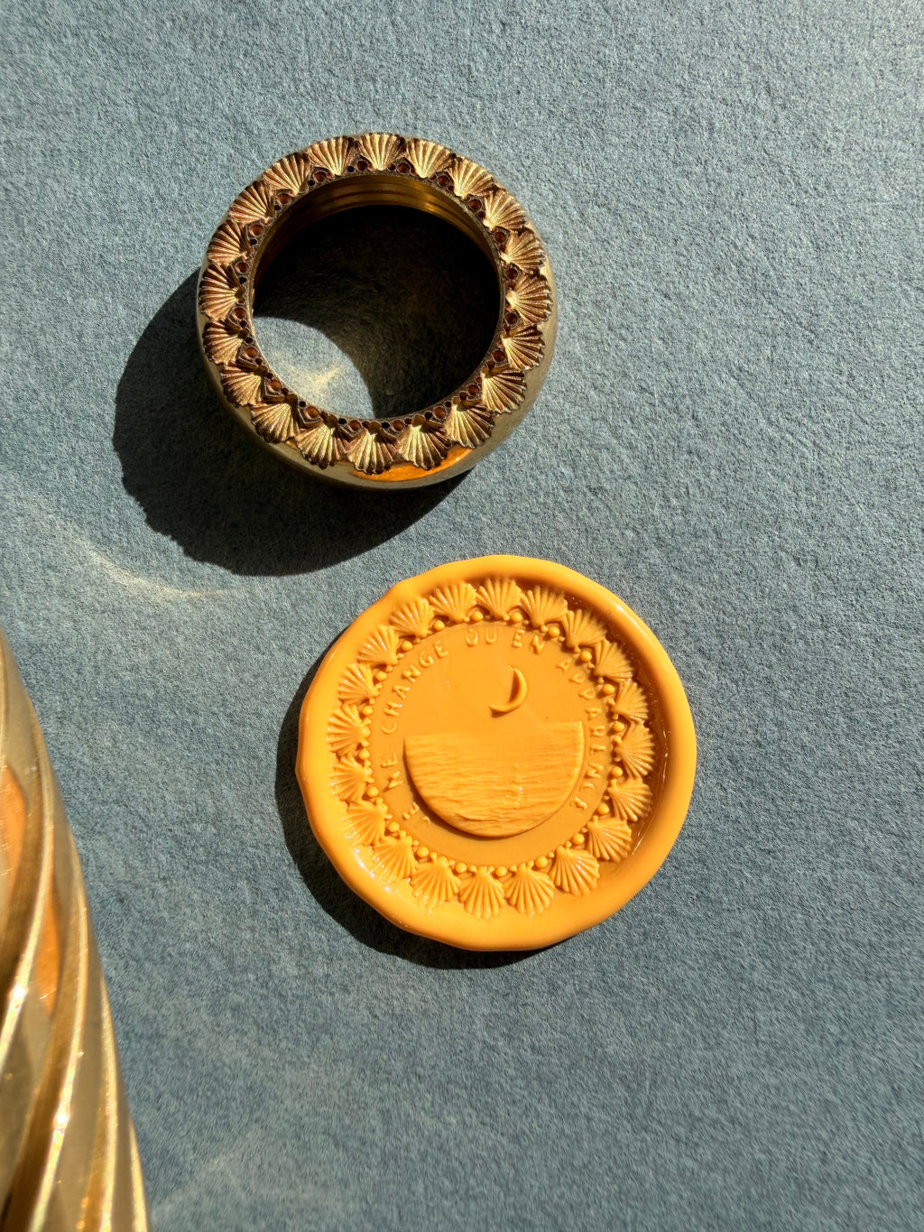 Siegel-Zwischenring Muschelform – Abbildung 3